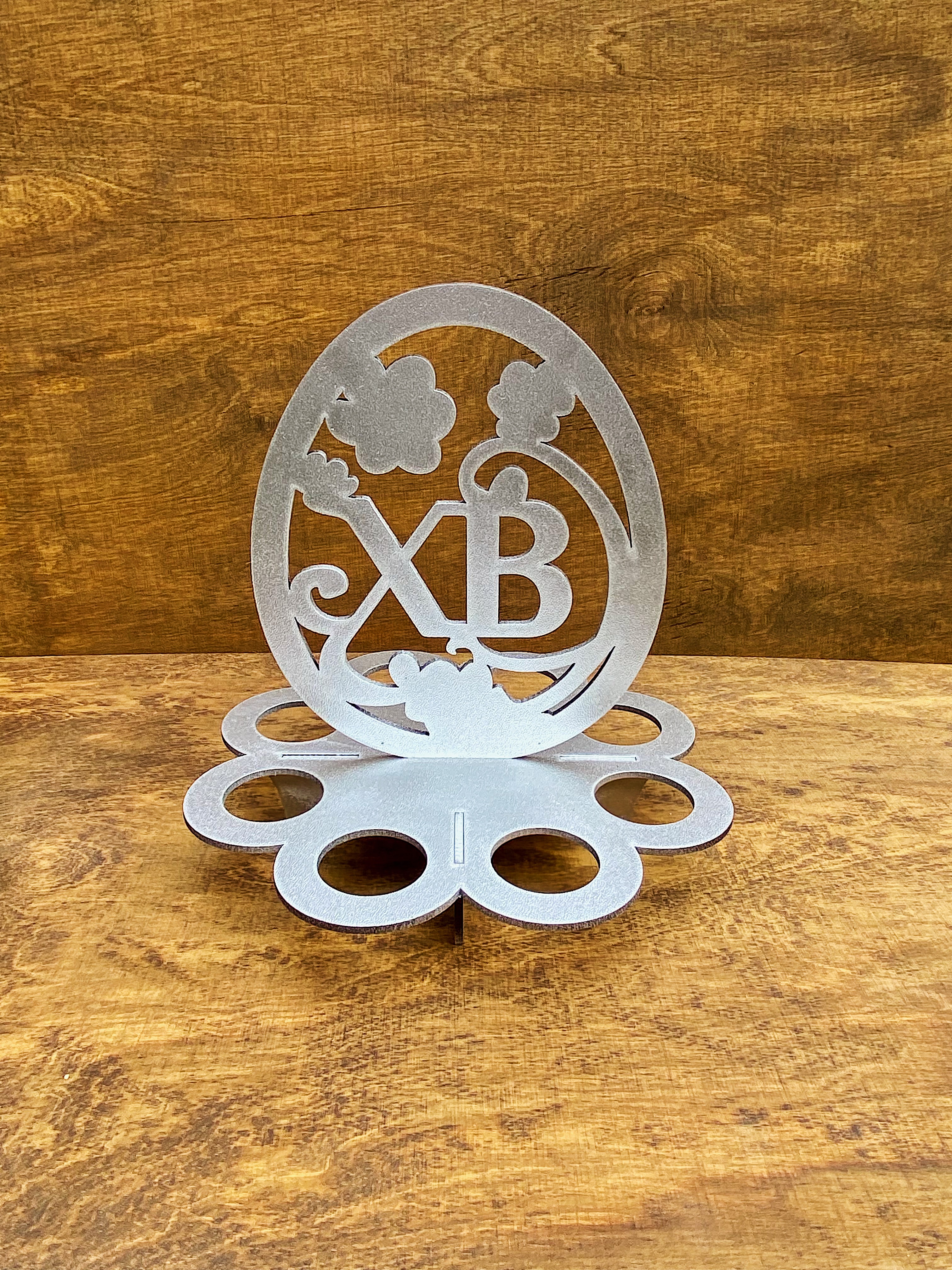 Великодня підставка для яєць срібна