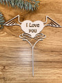 039 Топпер "I love you"